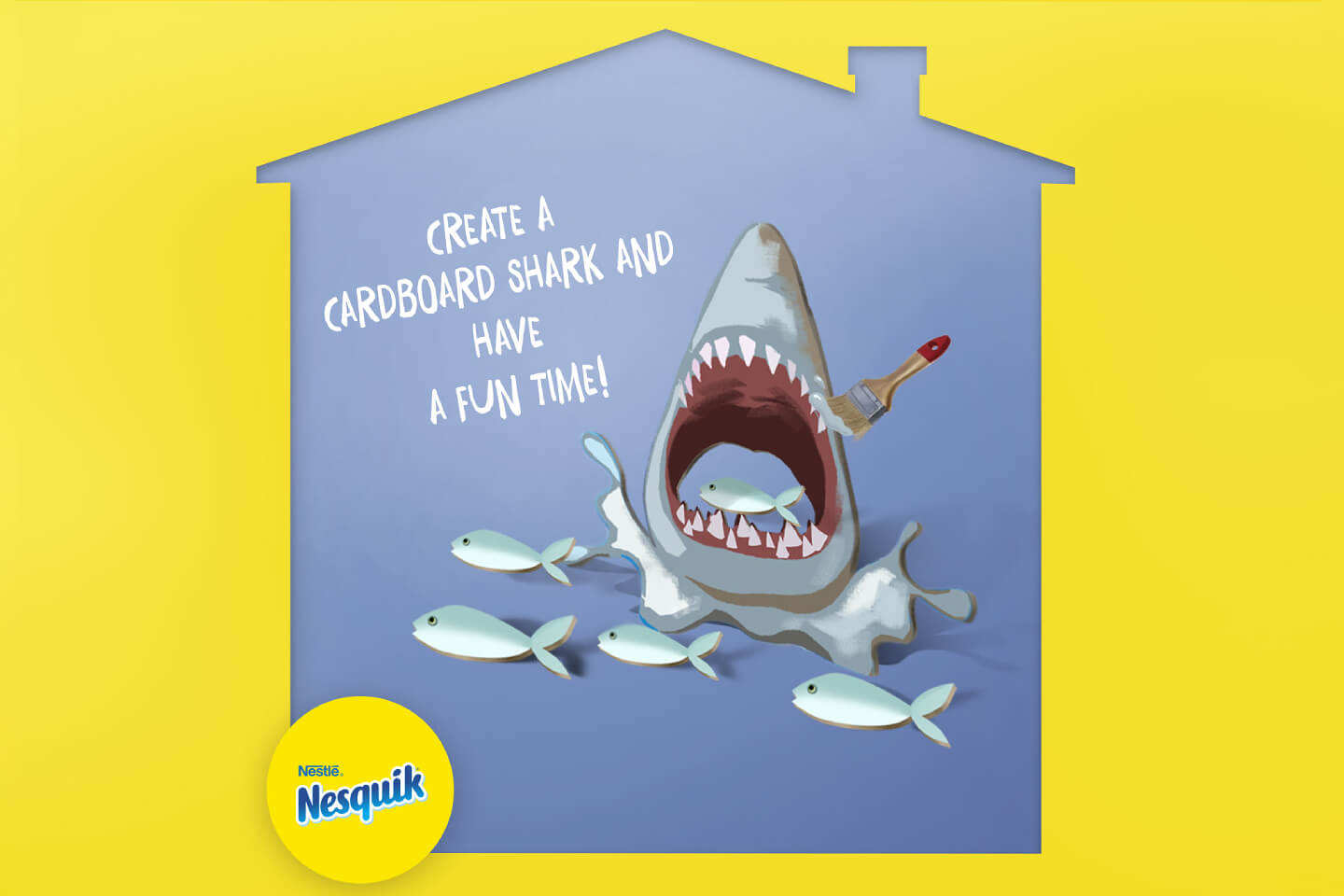 The hungry shark The hungry shark