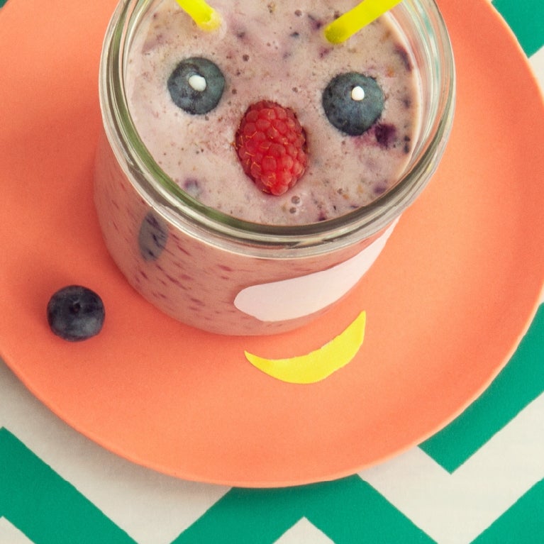 Smoothie met vers fruit mobile