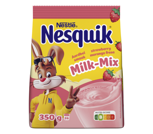 Nesquik Strawberry Aardbei voorkant