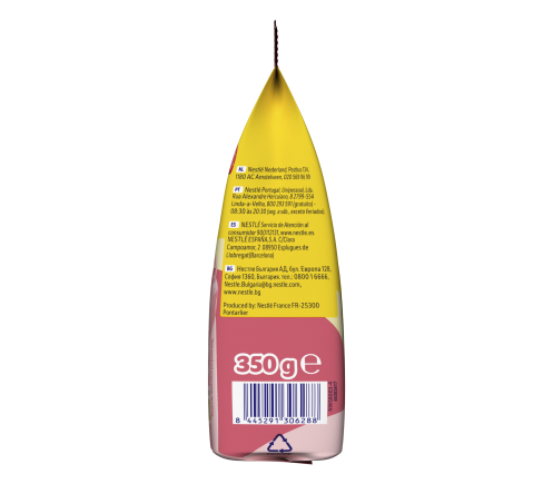 Nesquik Strawberry Aardbei zijkant