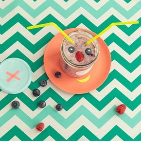 Smoothie met vers fruit